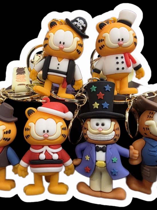 Accessories - Garfield Bag Charm- With Keychain And Wrist Strap- Get All 6